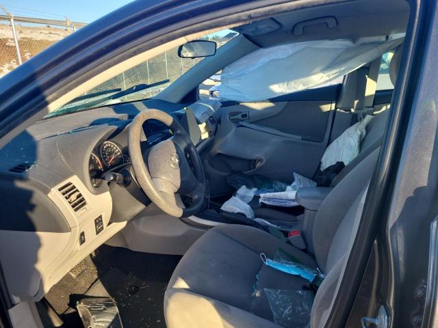 2T1BU4EE6CC823907 - 2012 TOYOTA COROLLA BASE CHARCOAL photo 7