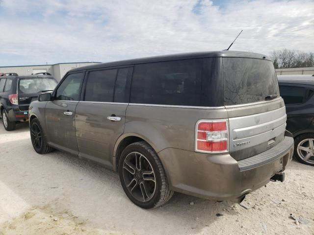 2FMHK6DT1DBD15703 - 2013 FORD FLEX LIMITED GRAY photo 2