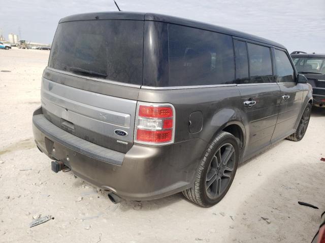 2FMHK6DT1DBD15703 - 2013 FORD FLEX LIMITED GRAY photo 3