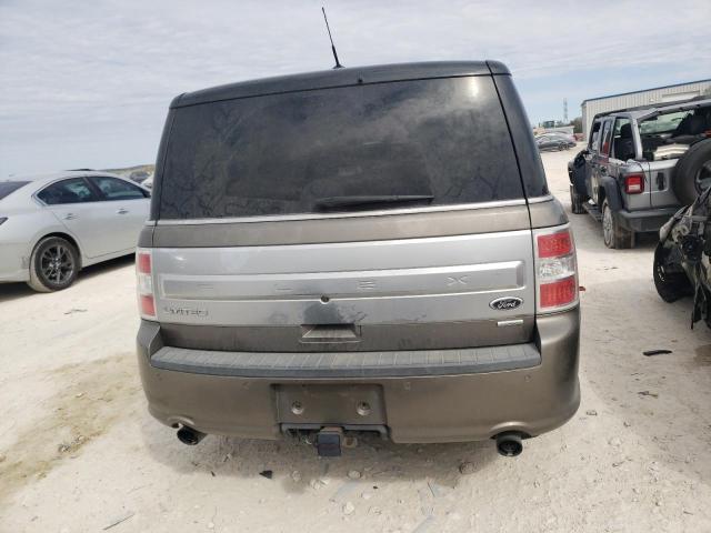 2FMHK6DT1DBD15703 - 2013 FORD FLEX LIMITED GRAY photo 6