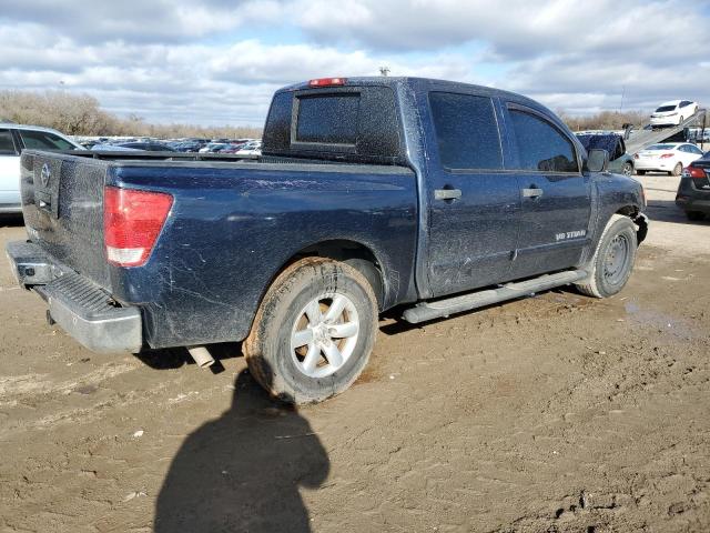 1N6BA0ED8CN321998 - 2012 NISSAN TITAN S BLUE photo 3