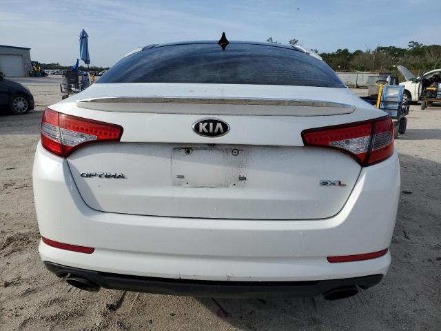 5XXGR4A69DG138316 - 2013 KIA OPTIMA SX WHITE photo 6