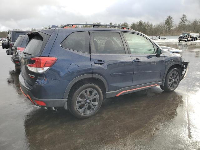 JF2SKAJCXKH420372 - 2019 SUBARU FORESTER SPORT BLUE photo 3