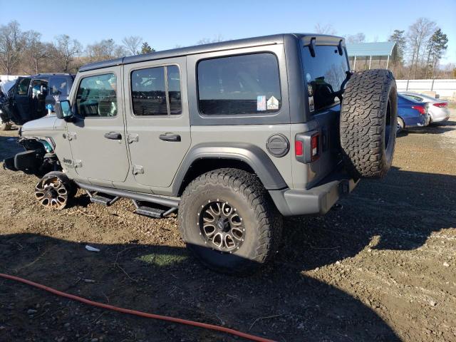 1C4HJXDG0MW849225 - 2021 JEEP WRANGLER U SPORT GRAY photo 2