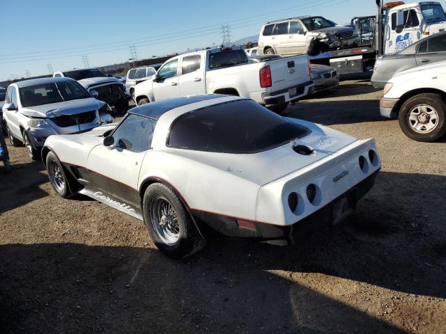 1Z878AS411779 - 1980 CHEVROLET CORVETTE TWO TONE photo 2