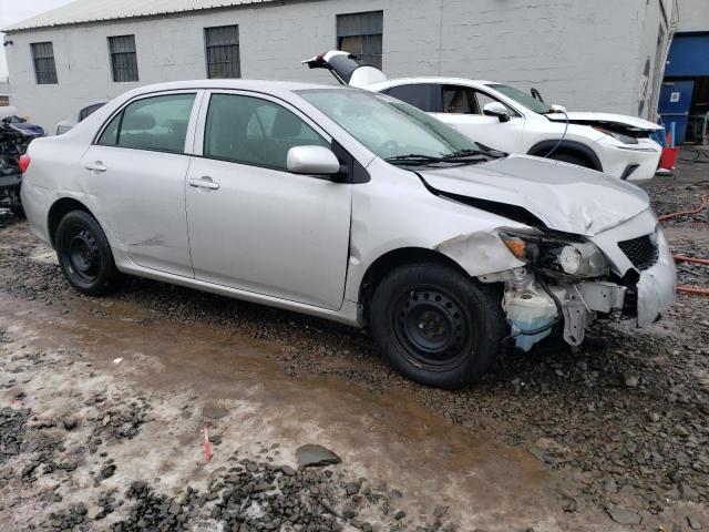 2T1BU4EE5AC221299 - 2010 TOYOTA COROLLA BASE SILVER photo 4