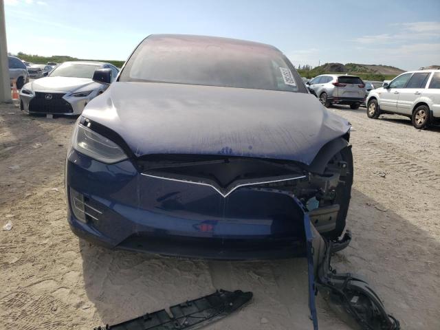 5YJXCDE24HF056866 - 2017 TESLA MODEL X BLUE photo 5