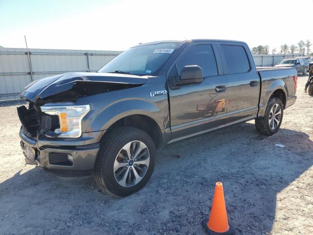 1FTEW1CP3KKC09632 - 2019 FORD F150 SUPER GRAY photo 1