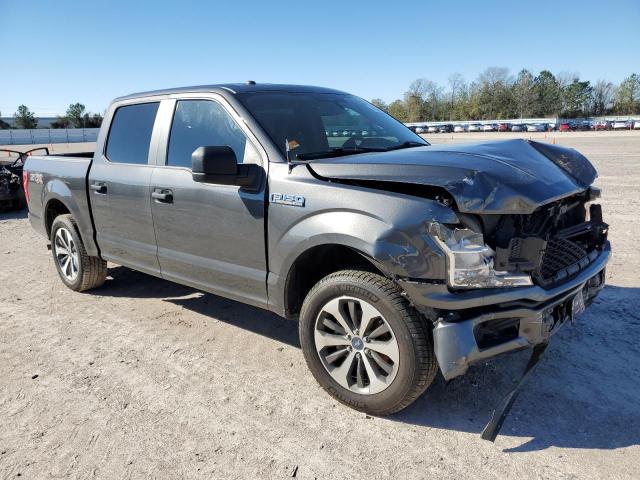 1FTEW1CP3KKC09632 - 2019 FORD F150 SUPER GRAY photo 4