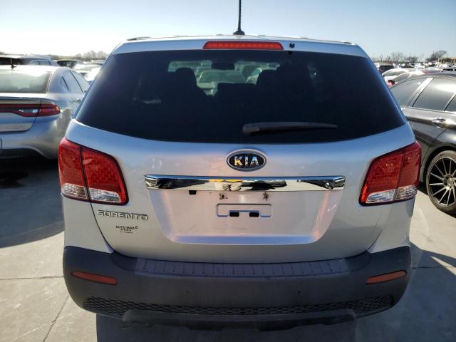 5XYKT4A1XDG391494 - 2013 KIA SORENTO LX SILVER photo 6