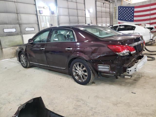 4T1BK3DB7BU434133 - 2011 TOYOTA AVALON BASE PURPLE photo 2