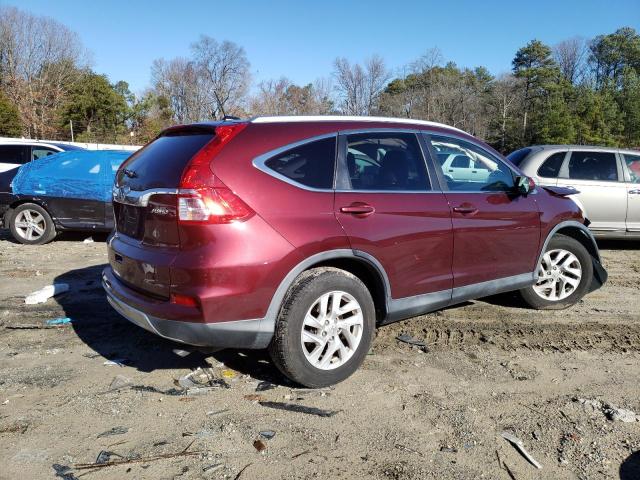 2HKRM4H71GH676314 - 2016 HONDA CR-V EXL BURGUNDY photo 3