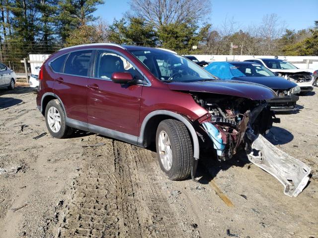 2HKRM4H71GH676314 - 2016 HONDA CR-V EXL BURGUNDY photo 4