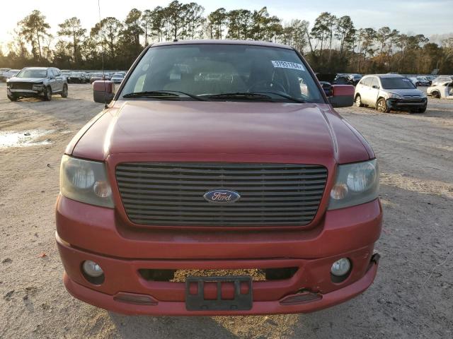 1FTPX12V17NA24538 - 2007 FORD F150 BURGUNDY photo 5