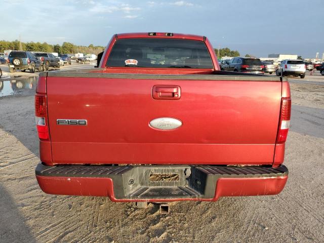 1FTPX12V17NA24538 - 2007 FORD F150 BURGUNDY photo 6