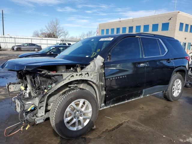 1GNEVGKW4LJ217686 - 2020 CHEVROLET TRAVERSE LT BLACK photo 1