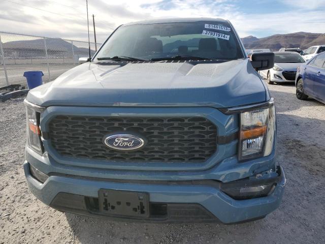 1FTEX1CP0PKE26141 - 2023 FORD F150 SUPER CAB BLUE photo 5