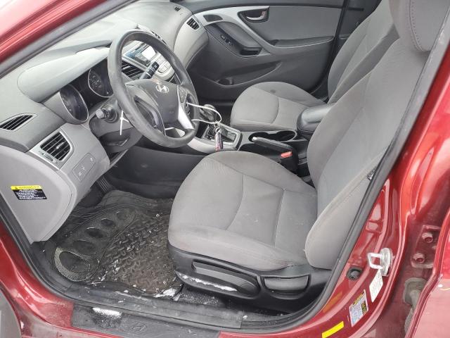 5NPDH4AE4GH739591 - 2016 HYUNDAI ELANTRA SE RED photo 7