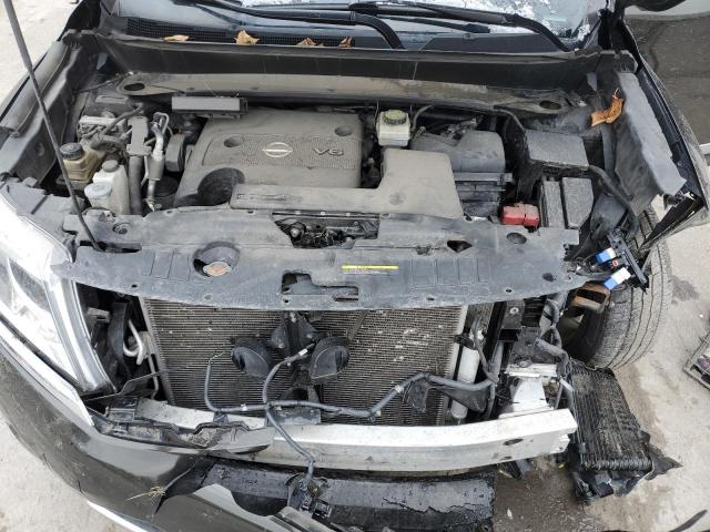 5N1AR2MM8FC626725 - 2015 NISSAN PATHFINDER S BROWN photo 12