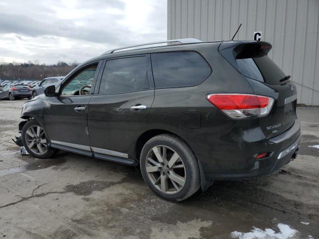 5N1AR2MM8FC626725 - 2015 NISSAN PATHFINDER S BROWN photo 2