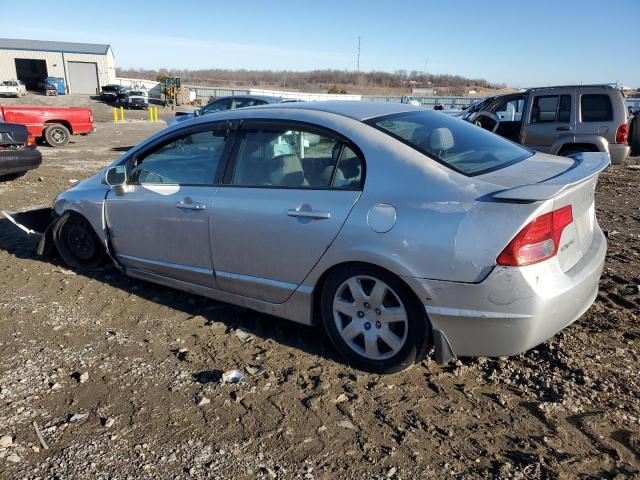 1HGFA16517L063537 - 2007 HONDA CIVIC LX SILVER photo 2