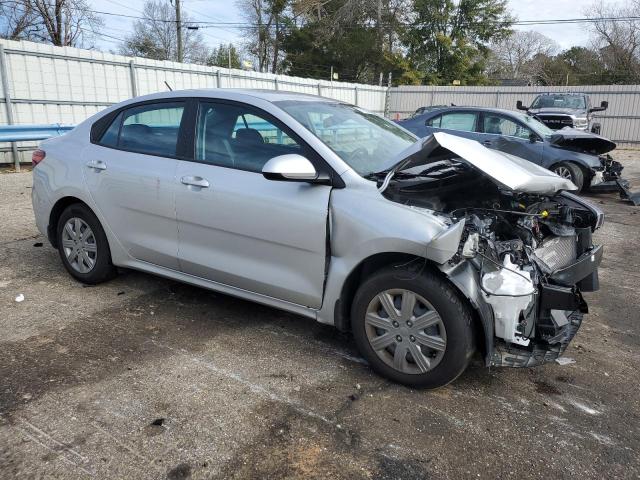 3KPA24AD6PE590472 - 2023 KIA RIO LX SILVER photo 4