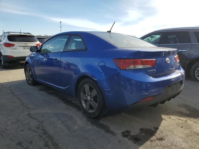 KNAFU6A27A5161979 - 2010 KIA FORTE EX BLUE photo 2