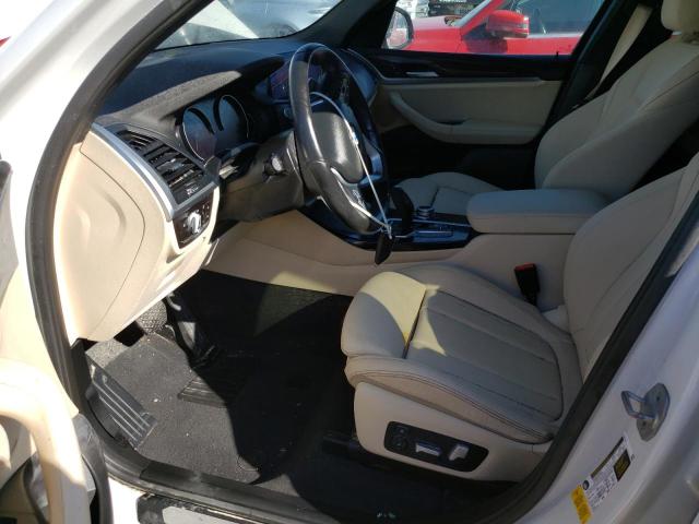 5UXTY3C07M9G51762 - 2021 BMW X3 SDRIVE30I Ақ фото 7