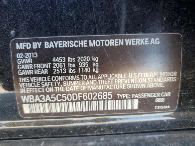 WBA3A5C50DF602685 - 2013 BMW 328 I BLACK photo 12