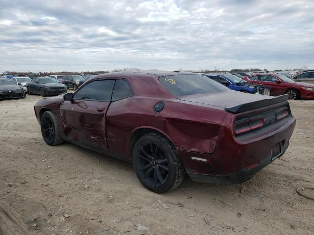 2C3CDZAG9JH311297 - 2018 DODGE CHALLENGER SXT BURGUNDY photo 2