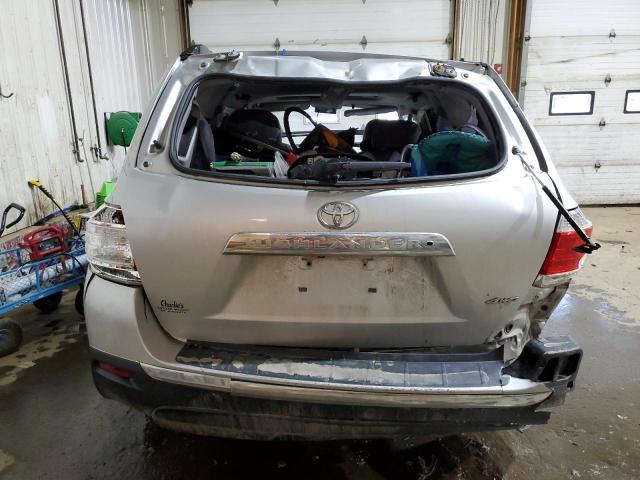 5TDBK3EH3DS191516 - 2013 TOYOTA HIGHLANDER BASE Күміс фото 6