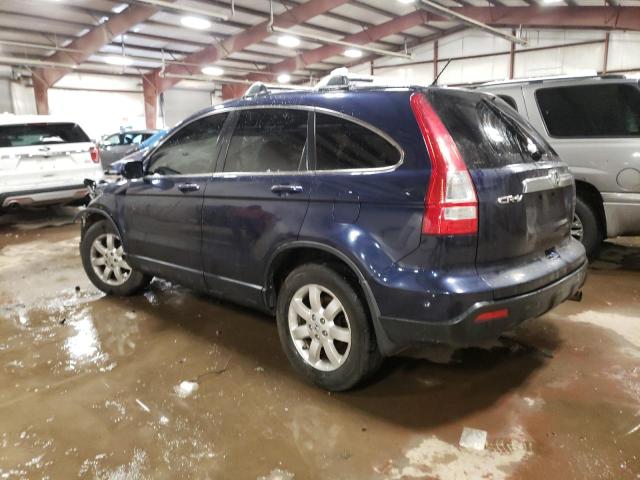 JHLRE487X8C015748 - 2008 HONDA CR-V EXL BLUE photo 2