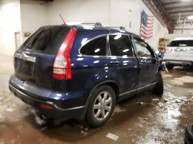 JHLRE487X8C015748 - 2008 HONDA CR-V EXL BLUE photo 3