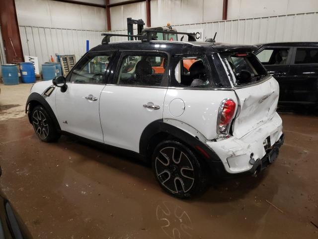 WMWZC5C54CWM13167 - 2012 MINI COOPER S COUNTRYMAN WHITE photo 2