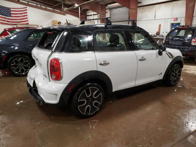 WMWZC5C54CWM13167 - 2012 MINI COOPER S COUNTRYMAN WHITE photo 3