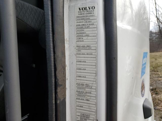 4V4NC9EH9LN224010 - 2020 VOLVO VN VNL WHITE photo 10