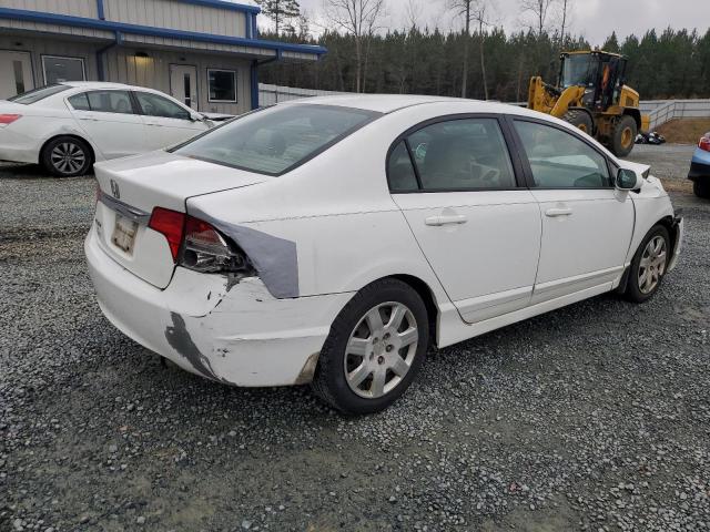 2HGFA1F51AH549169 - 2010 HONDA CIVIC LX WHITE photo 3