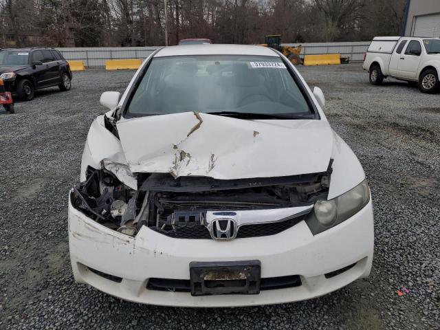 2HGFA1F51AH549169 - 2010 HONDA CIVIC LX WHITE photo 5