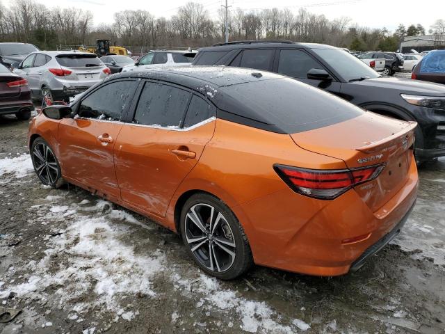 3N1AB8DVXMY250282 - 2021 NISSAN SENTRA SR ORANGE photo 2