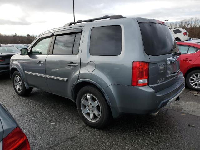 5FNYF48949B044318 - 2009 HONDA PILOT TOURING GRAY photo 2