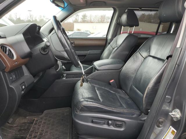 5FNYF48949B044318 - 2009 HONDA PILOT TOURING GRAY photo 7