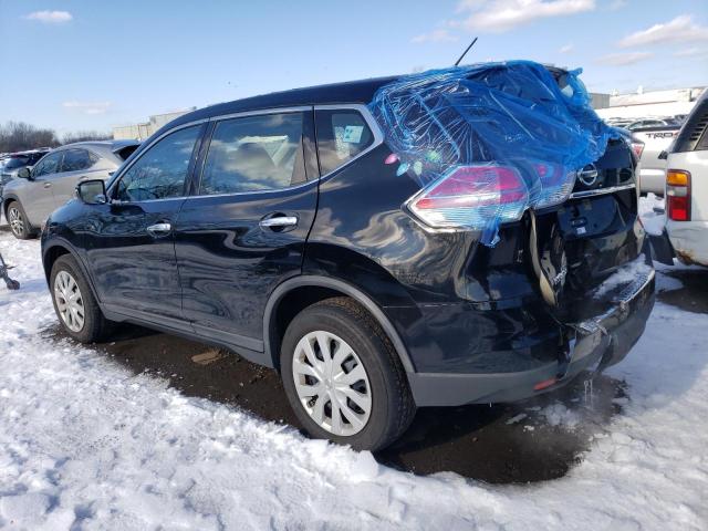 KNMAT2MVXFP505752 - 2015 NISSAN ROGUE S BLACK photo 2