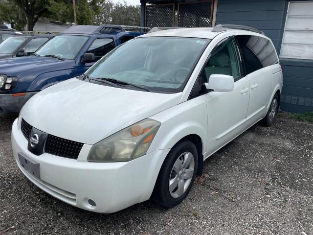 5N1BV28U24N365765 - 2004 NISSAN QUEST S WHITE photo 2