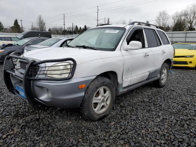 KM8SC73E04U817429 - 2004 HYUNDAI SANTA FE GLS WHITE photo 1