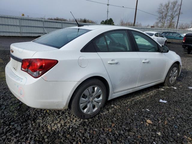 1G1PA5SG9E7487161 - 2014 CHEVROLET CRUZE LS WHITE photo 3