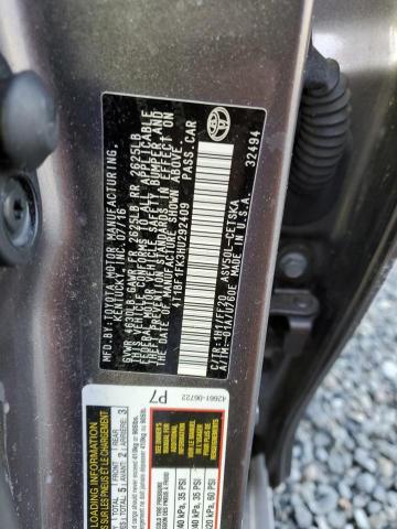 4T1BF1FK3HU292409 - 2017 TOYOTA CAMRY LE SILVER photo 12