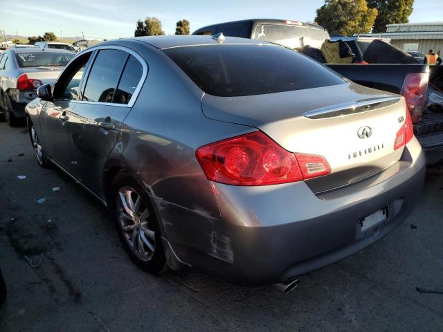 JNKBV61E18M226168 - 2008 INFINITI G35 GRAY photo 2