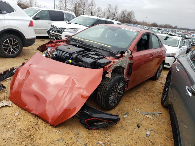 3KPF54AD7NE432457 - 2022 KIA FORTE GT LINE ORANGE photo 1