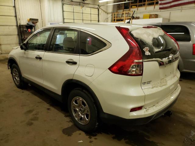 5J6RM4H32GL004149 - 2016 HONDA CR-V LX WHITE photo 2