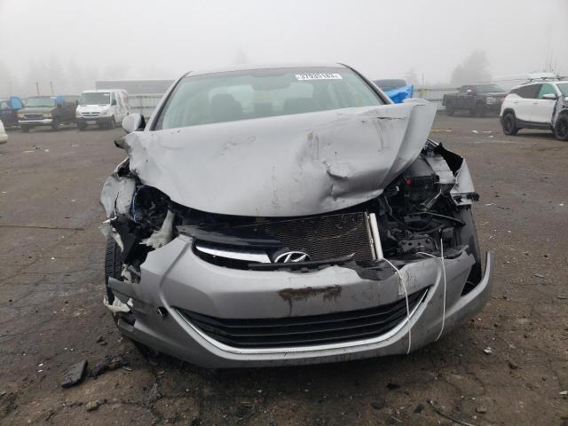 KMHDH4AE0DU998768 - 2013 HYUNDAI ELANTRA GLS SILVER photo 5